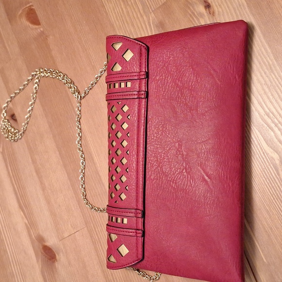 #ACU Melie Bianco red and gold purse - Picture 2 of 6